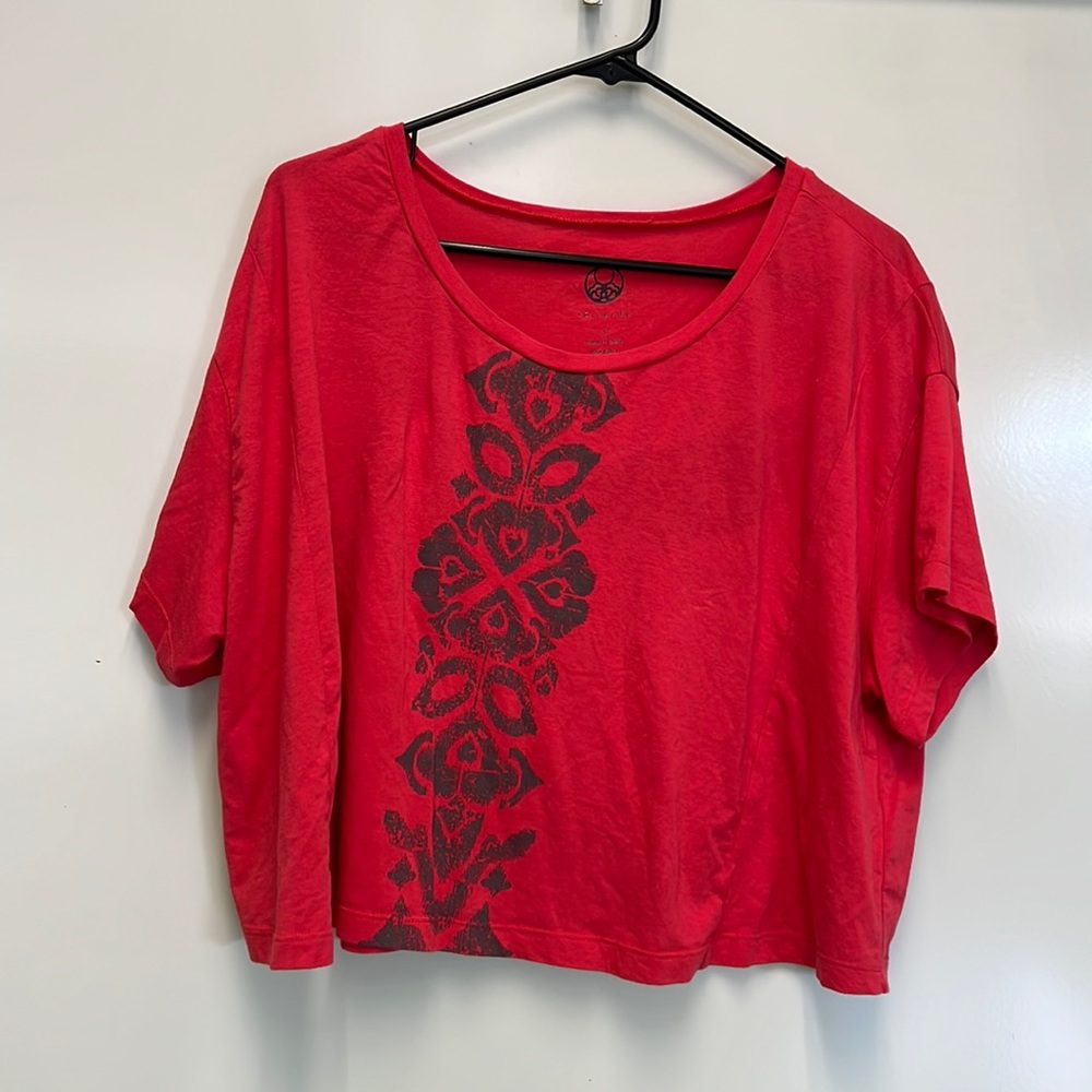 Le Verde Crop Top Yoga T-Shirt
